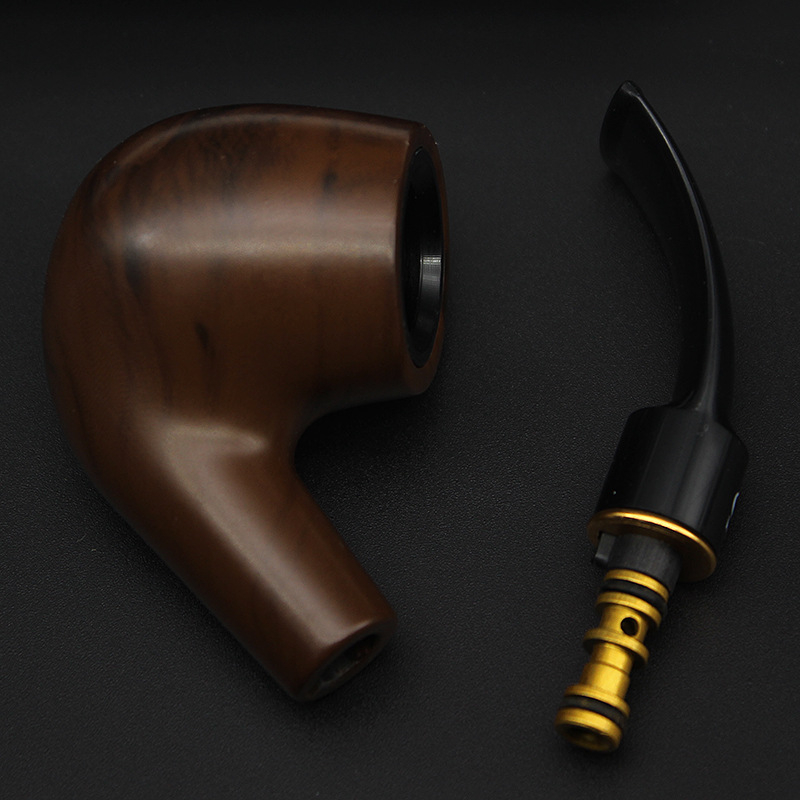 Sanda SD-103 fajka od smole s drvenim uzorkom, moderni minimalistički stil