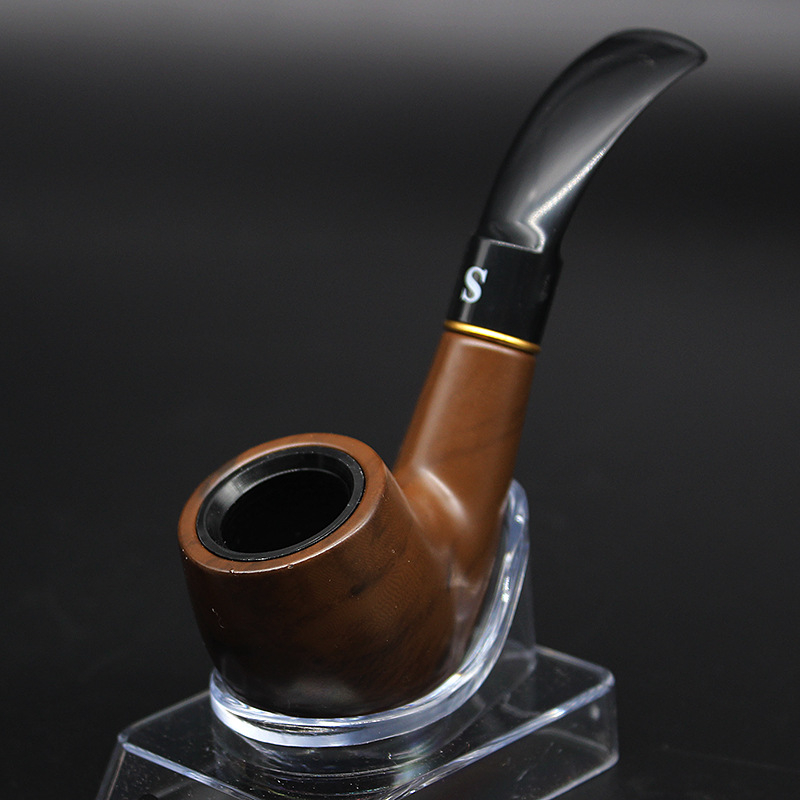 Sanda SD-103 fajka od smole s drvenim uzorkom, moderni minimalistički stil