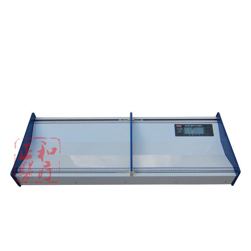 Elektronikus csecsemőmagasság- és testsúlymérő készülék gyerekeknek, max. 1 m