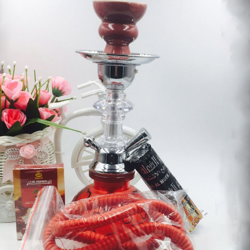 Nargila za vodu s voćnim okusom, metalna dvostruka cijev komponenta, pasta za brzo paljenje ugljena, mogućnost prilagodbe