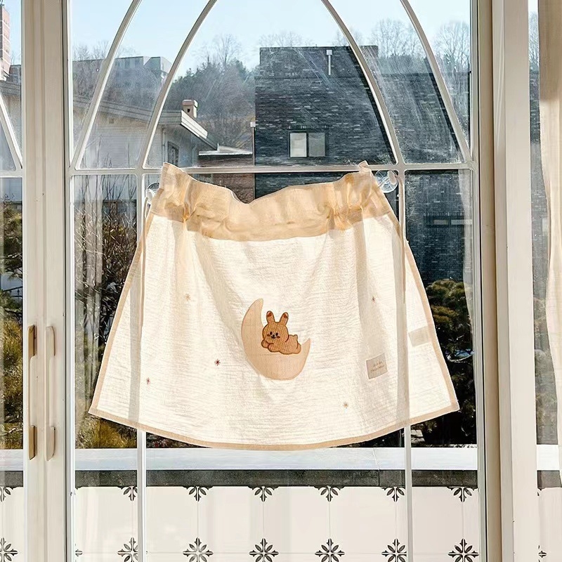 Dječja prozirna autosjena od pamuka, visićeg tipa, s usisnom kapicom, univerzalna kompatibilnost