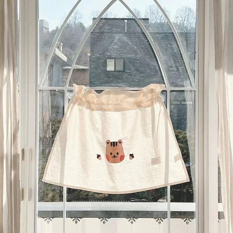 Dječja prozirna autosjena od pamuka, visićeg tipa, s usisnom kapicom, univerzalna kompatibilnost