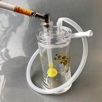 Plastična vodna lula s dvostrukim filtrom i dvostrukim usnim nastavkom