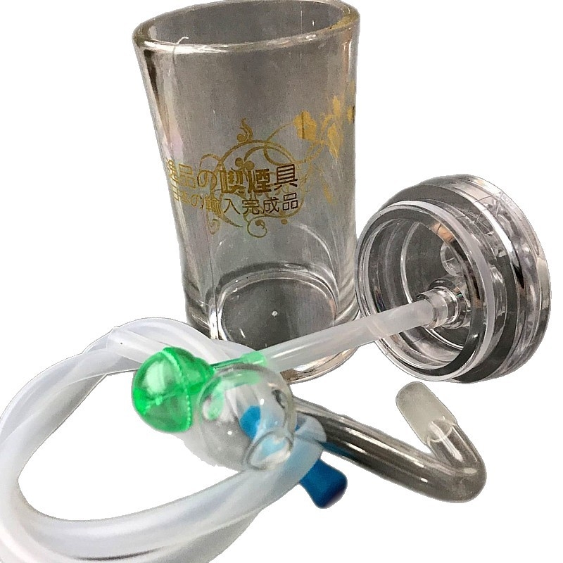 Plastična vodna lula s dvostrukim filtrom i dvostrukim usnim nastavkom