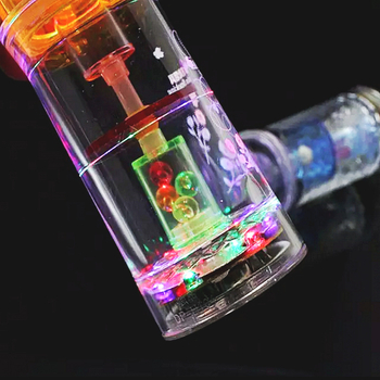 Vízipipa, műanyag, levehető dizájn, kettős használat dohány és cigaretta számára, Gebim Levi.