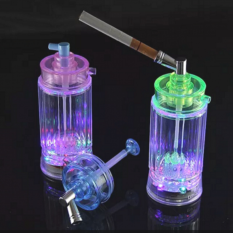 Vízipipa, műanyag, levehető dizájn, kettős használat dohány és cigaretta számára, Gebim Levi.