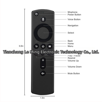 LM L5B83H Bluetoothos hangvezérlésű távirányító set-top boxhoz, 10 m hatótávolság