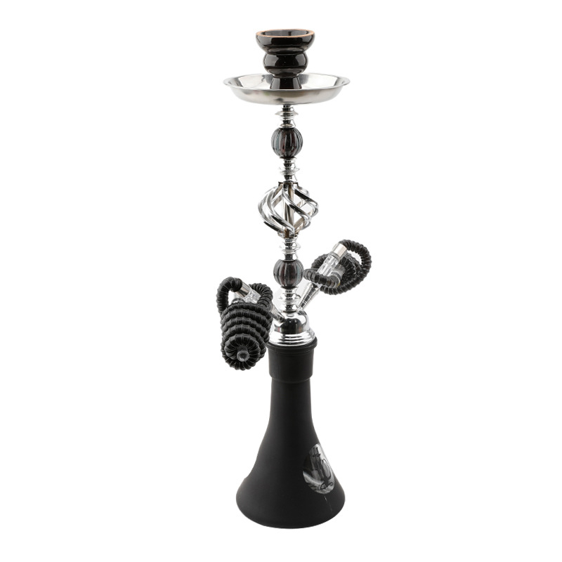 Arab Hookah készlet – Fém és üveg Shisha, Bár/KTV stílus, 12 darabos doboz, logó nyomtatás elérhető