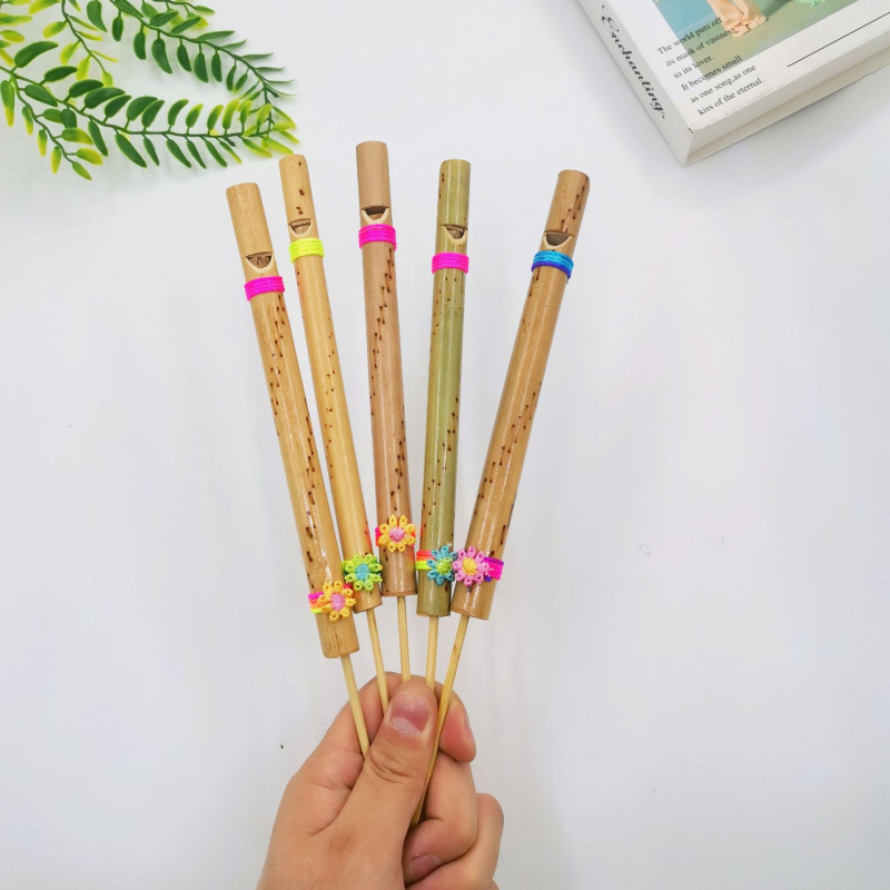 Bambusová vtáčia píšťalka – ústne fúkaná vzdelávacia hračka pre deti a študentov, nostalgický puzzle