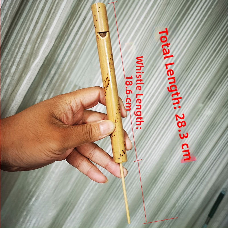 Bambusová vtáčia píšťalka – ústne fúkaná vzdelávacia hračka pre deti a študentov, nostalgický puzzle