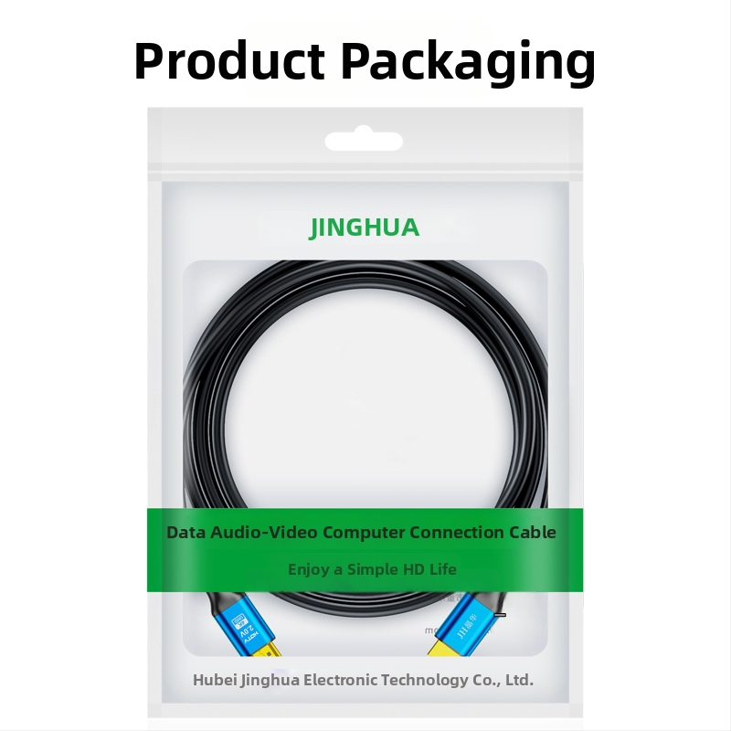 HDMI kábel pre televíziu a počítač, 2K/4K kompatibilný, CCS vodič, niklované konektory, model H610