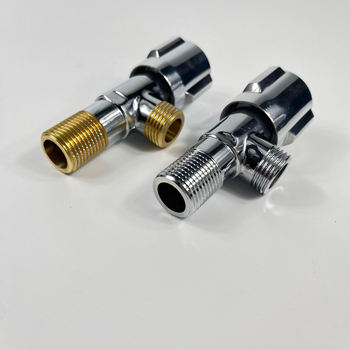 Vigus K974 – rézből készült szögletes mosdócsaptelep, meleg- és hideg vízhez, rézmag, kézi szerelés