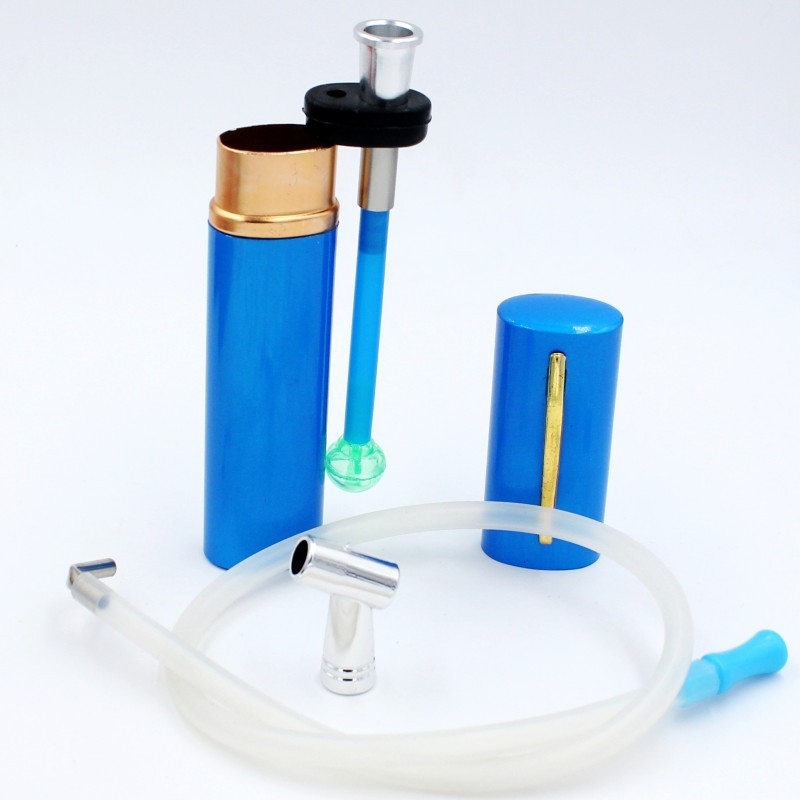 Toll típusú vízipipa szájrész, hordozható, dupla szűrővel, dohány vagy cigaretta kompatibilis, mosható