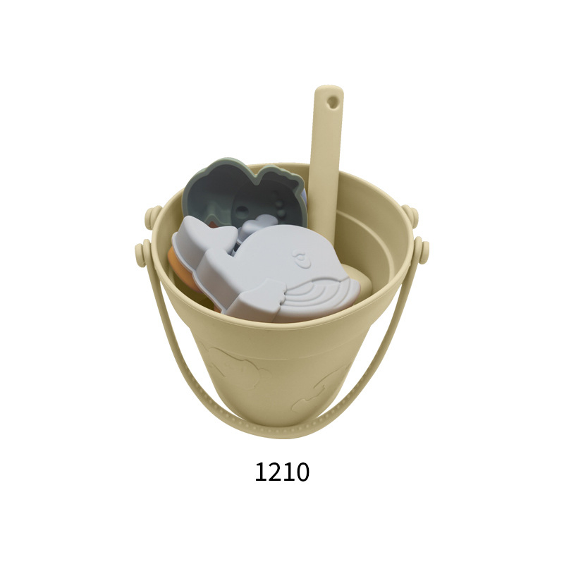 Set igračaka za plažu od silikona – alati za pijesak i vodu, 430 g/set, za djecu 4–6 godina