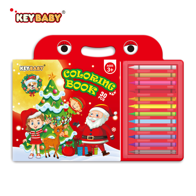 Keybaby Edukativna dječja knjiga za crtanje, papirnate stranice, za djecu 4–6 godina, intelektualni razvoj