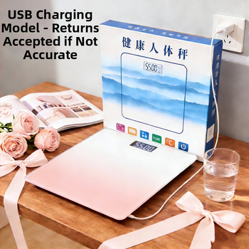 Váha na telo so sklenenou platňou, kapacita 180 kg, 2-palcový displej, ovládanie dotykom a tlačidlami, bezdrôtový dosah až 5 m