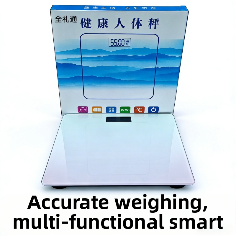 Váha na telo so sklenenou platňou, kapacita 180 kg, 2-palcový displej, ovládanie dotykom a tlačidlami, bezdrôtový dosah až 5 m