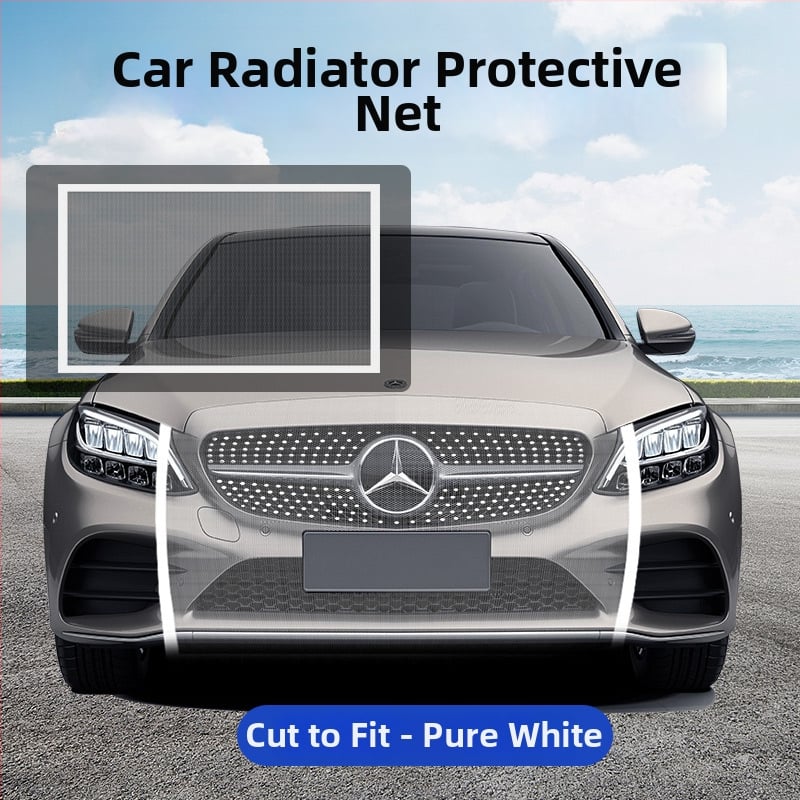 McLaren автомобилна радиаторна защитна мрежа – против камъчета и пух, без изрязване на номера, за високи скорости, мрежа против насекоми