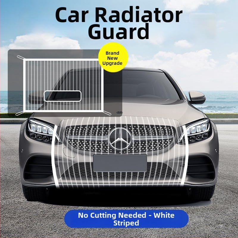 McLaren автомобилна радиаторна защитна мрежа – против камъчета и пух, без изрязване на номера, за високи скорости, мрежа против насекоми