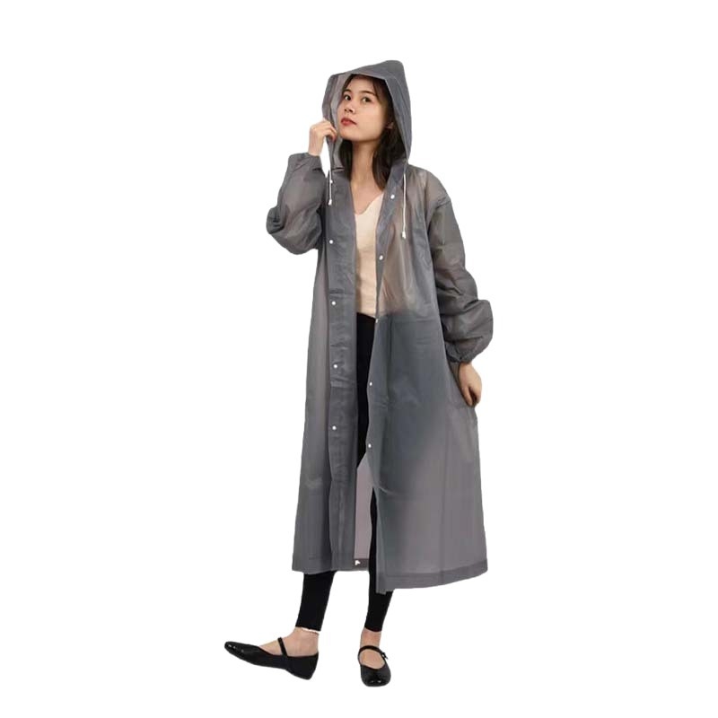 Impermeabil EVA de unică folosință pentru adulți, poncho de drumeție în stil desen animat, grosime a țesăturii 0.03