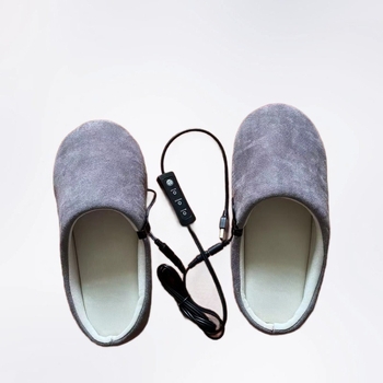 USB fűtős papucs – Uniszex, velúr felsőrész, kompozit talp, házi használatra, modern minimalist stílus