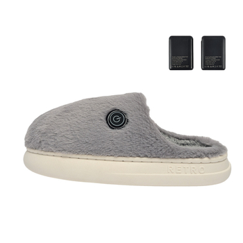 Unisex punjive grijane papuče s USB, baršunasti gornji dio, EVA đon