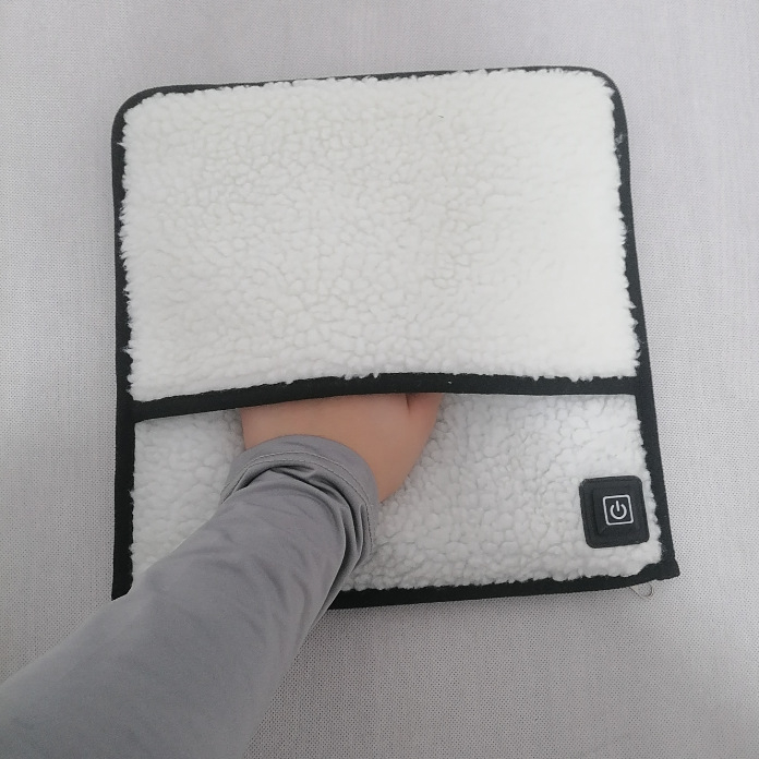 King Grids USB grijaće uloške za stopala – unisex papuče od ovčje vune, griju stopala kod kuće i na poslu