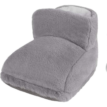 USB-s elektromos lábmelegítő papucs, uniszex beltéri cipő, újra tölthető, textil felső és talp