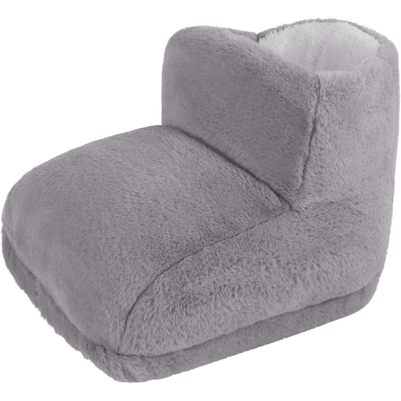 USB-s elektromos lábmelegítő papucs, uniszex beltéri cipő, újra tölthető, textil felső és talp