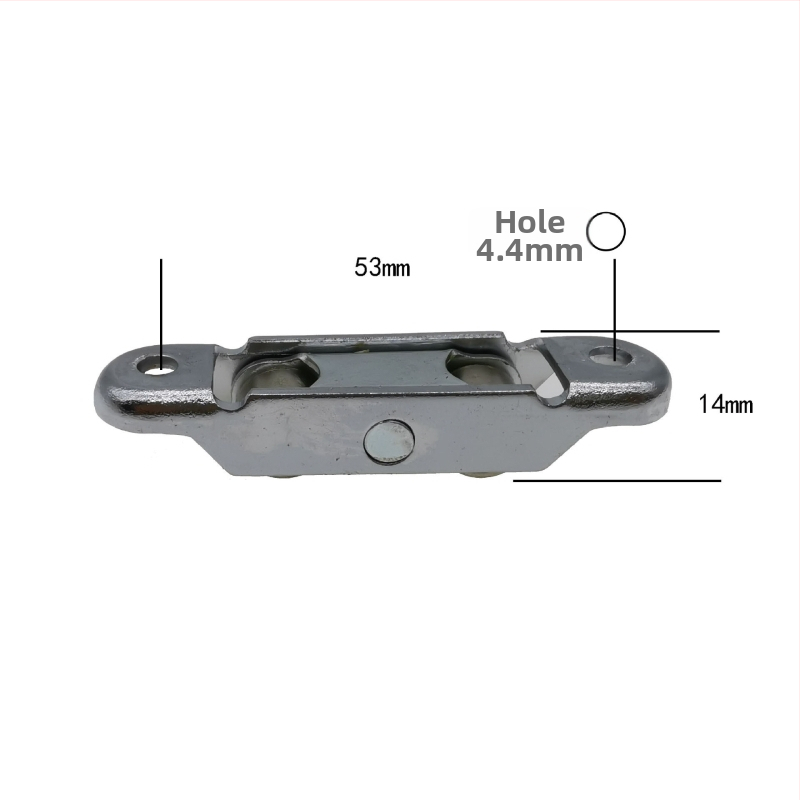 Dupla görgő csúszóajtókhoz hornyokkal, sík görgő, ablakokhoz és ajtókhoz