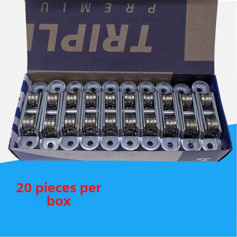 Dupla görgő csúszóajtókhoz hornyokkal, sík görgő, ablakokhoz és ajtókhoz