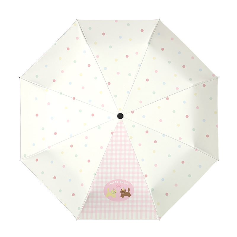 Dovima dvostruko korištenje kišna i sunčana kišobran, 8 rebara od vlakana, automatsko otvaranje i zatvaranje, EVA držač, UPF >50