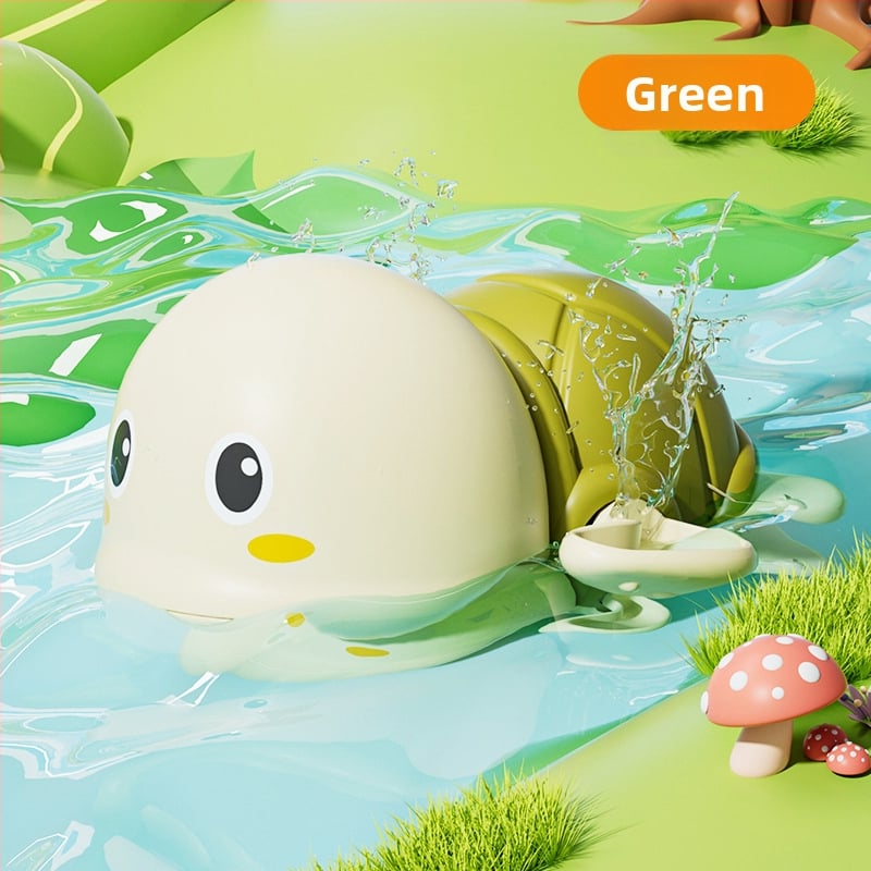 Играчки за къпане за бебета: пластмасов комплект с костенурка, краб и делфин, водни играчки за деца 0–3 г, развиват зрение, сетивност и координация ръце-око