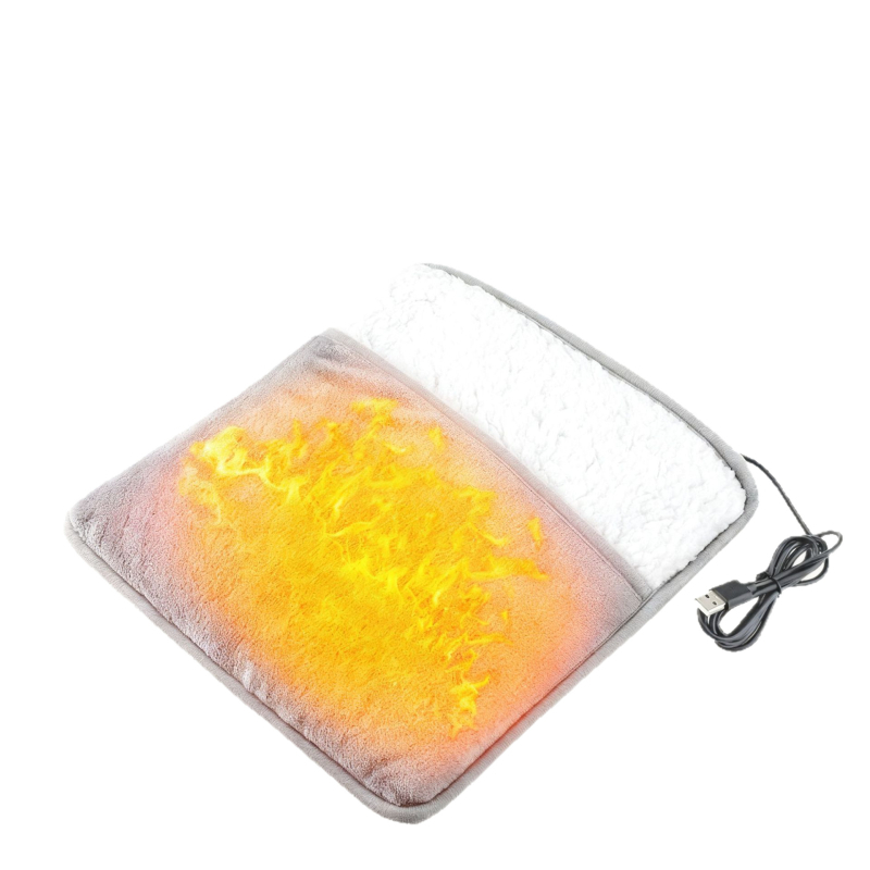 USB grijane papuče, unisex, s gornjim dijelom od pamuka, za kućnu uporabu
