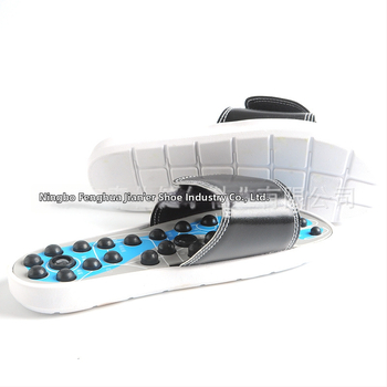 Akupunktúrne papuče s masážnymi guličkami na chodidlá, USB napájanie, časovač, ovládanie typu PC, Jianer, 2018