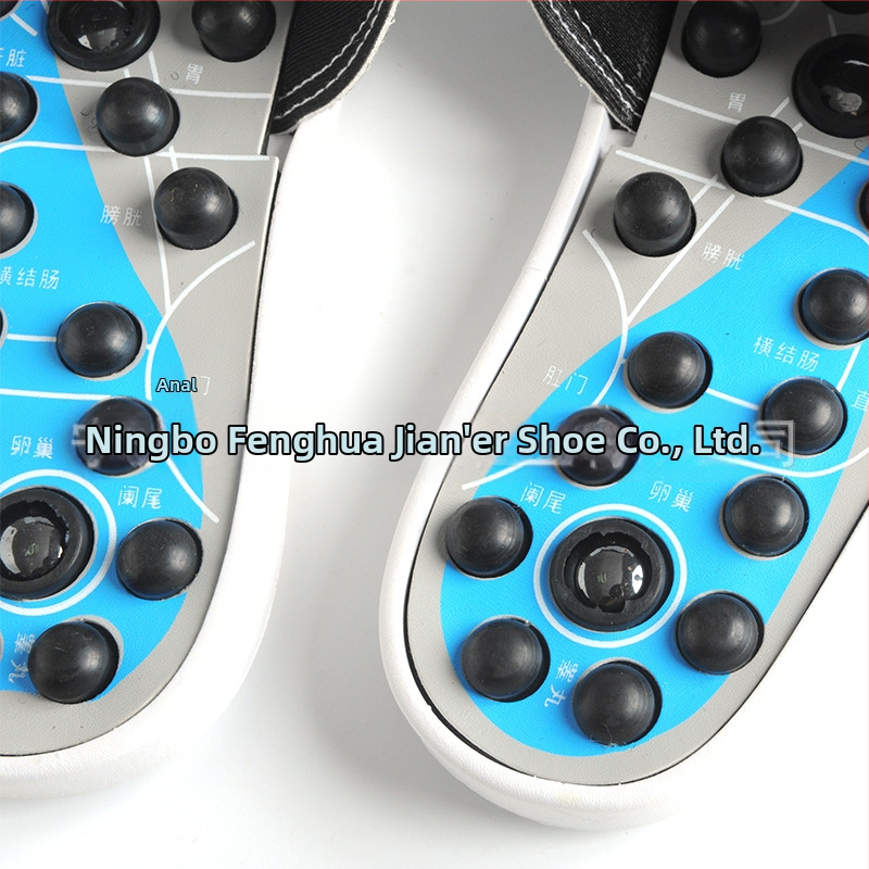 Akupunktúrne papuče s masážnymi guličkami na chodidlá, USB napájanie, časovač, ovládanie typu PC, Jianer, 2018