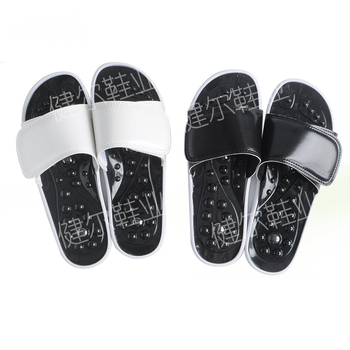 Παντόφλες μασάζ με κυλιόμενες μεταλλικές μπάλες για μασάζ σημείων βελονισμού, οικιακή χρήση, με διπλό κούμπωμα, τροφοδοσία USB, λειτουργία χρονισμού, έλεγχος τύπου Η/Υ – Jianer