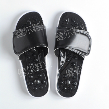 Παντόφλες μασάζ με κυλιόμενες μεταλλικές μπάλες για μασάζ σημείων βελονισμού, οικιακή χρήση, με διπλό κούμπωμα, τροφοδοσία USB, λειτουργία χρονισμού, έλεγχος τύπου Η/Υ – Jianer