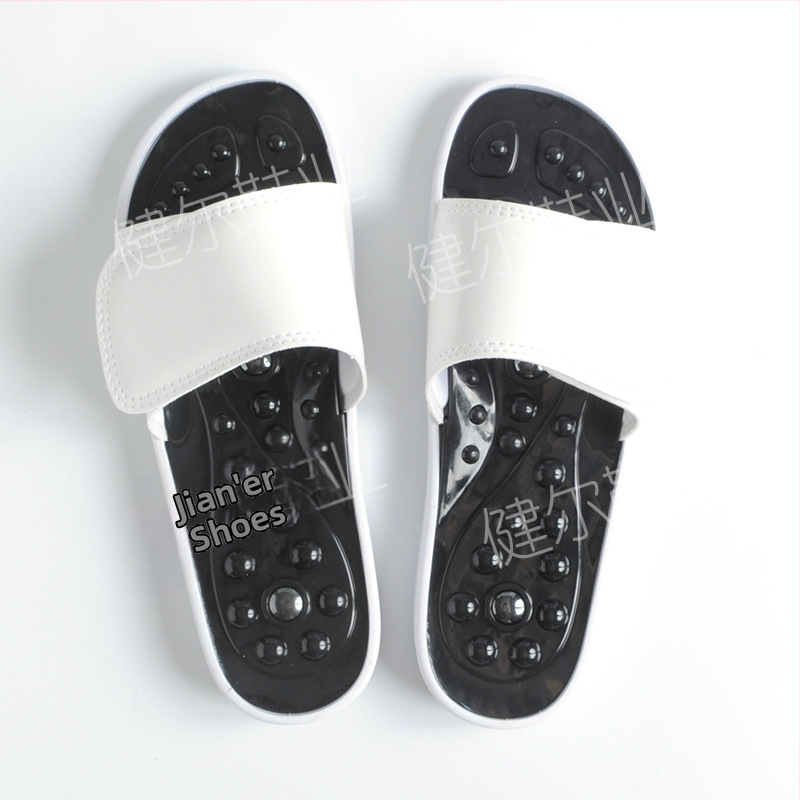 Παντόφλες μασάζ με κυλιόμενες μεταλλικές μπάλες για μασάζ σημείων βελονισμού, οικιακή χρήση, με διπλό κούμπωμα, τροφοδοσία USB, λειτουργία χρονισμού, έλεγχος τύπου Η/Υ – Jianer