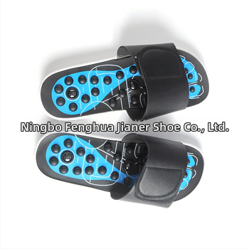 Pantofi de masaj cu acupunctură, masaj cu mărgele magnetice pentru talpă — Alimentare USB, Funcție de temporizare, Control tip computer, Brand Jianer, 2018