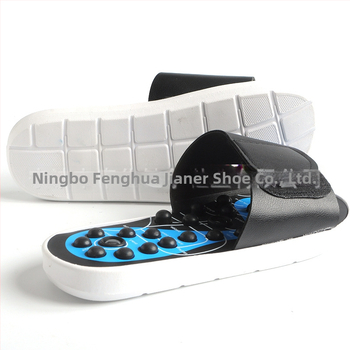 Pantofi de masaj cu acupunctură, masaj cu mărgele magnetice pentru talpă — Alimentare USB, Funcție de temporizare, Control tip computer, Brand Jianer, 2018