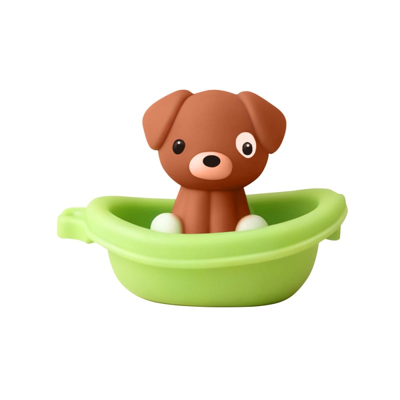 Jucărie de baie din plastic, barcă plutitoare cu temă animale, pentru sugari și copii între 0–2 ani