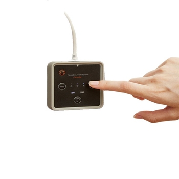 Papuci încălziți cu talpă, stil clasic, alimentare USB, partea superioară din piele naturală, talpă din cauciuc (fără toc)