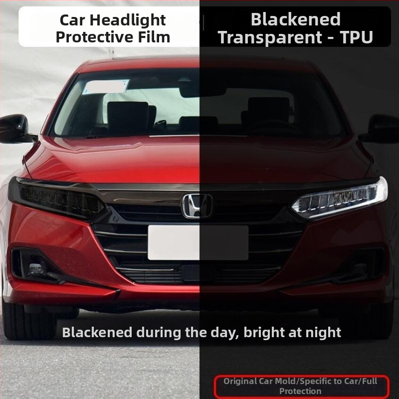 Филм за фарове и задни светлини за Honda Accord 10‑то поколение и CR‑V, TPU, светлинно контролирана промяна на ефекта