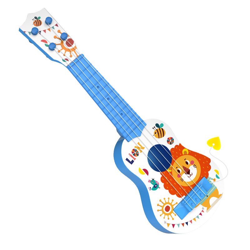 Dječji ukulele-igračka gitara – plastični glazbeni instrument, marka Huarui, kategorija: ukulele gitara, za djecu 4–6 godina, 3C certifikat 2019152202026856