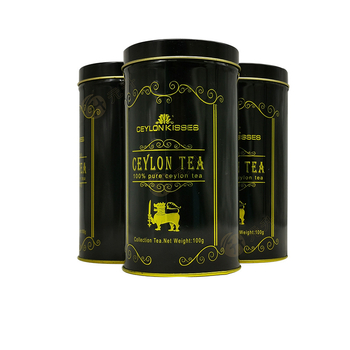 Κυκλικό κουτί από λαμαρίνα για συσκευασία καφέ και τσαγιού, offset εκτύπωση, εξατομικευμένη συσκευασία δώρου