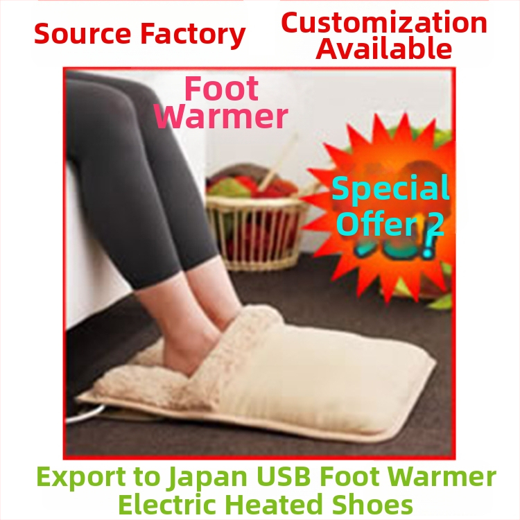 Creatter USB vykurovacie plyšové papuče, elektrický ohrev chodidla, prispôsobiteľné