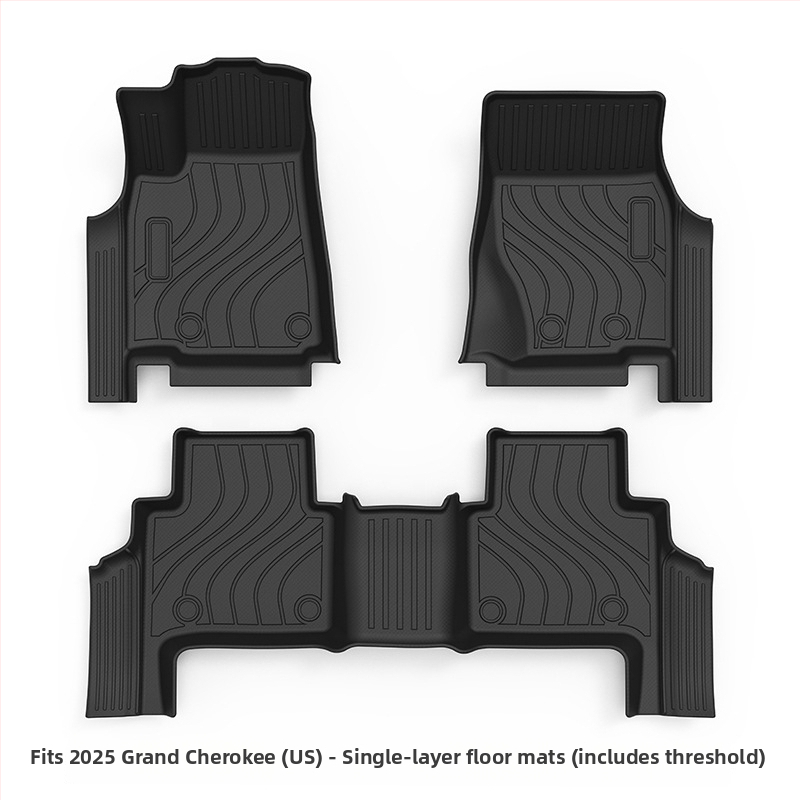 TPE podlahové rohože s plným pokrytím pre Jeep Grand Cherokee, modely 2011–2025