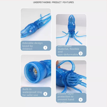 Плуваща играчка за баня с октопод за деца, възраст 4–6 години, опакована в OPP пакет