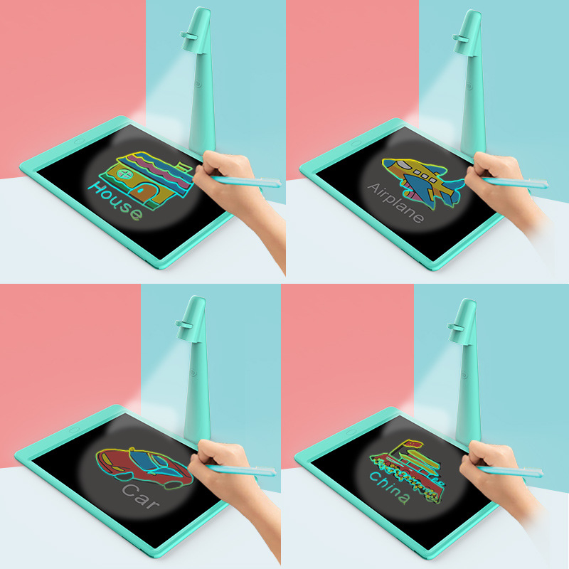 Gyerek vetítő LCD-képernyővel, hang- és fényvetítéssel, ABS ház, újratölthető Li-ion akkumulátor, 4–6 éveseknek